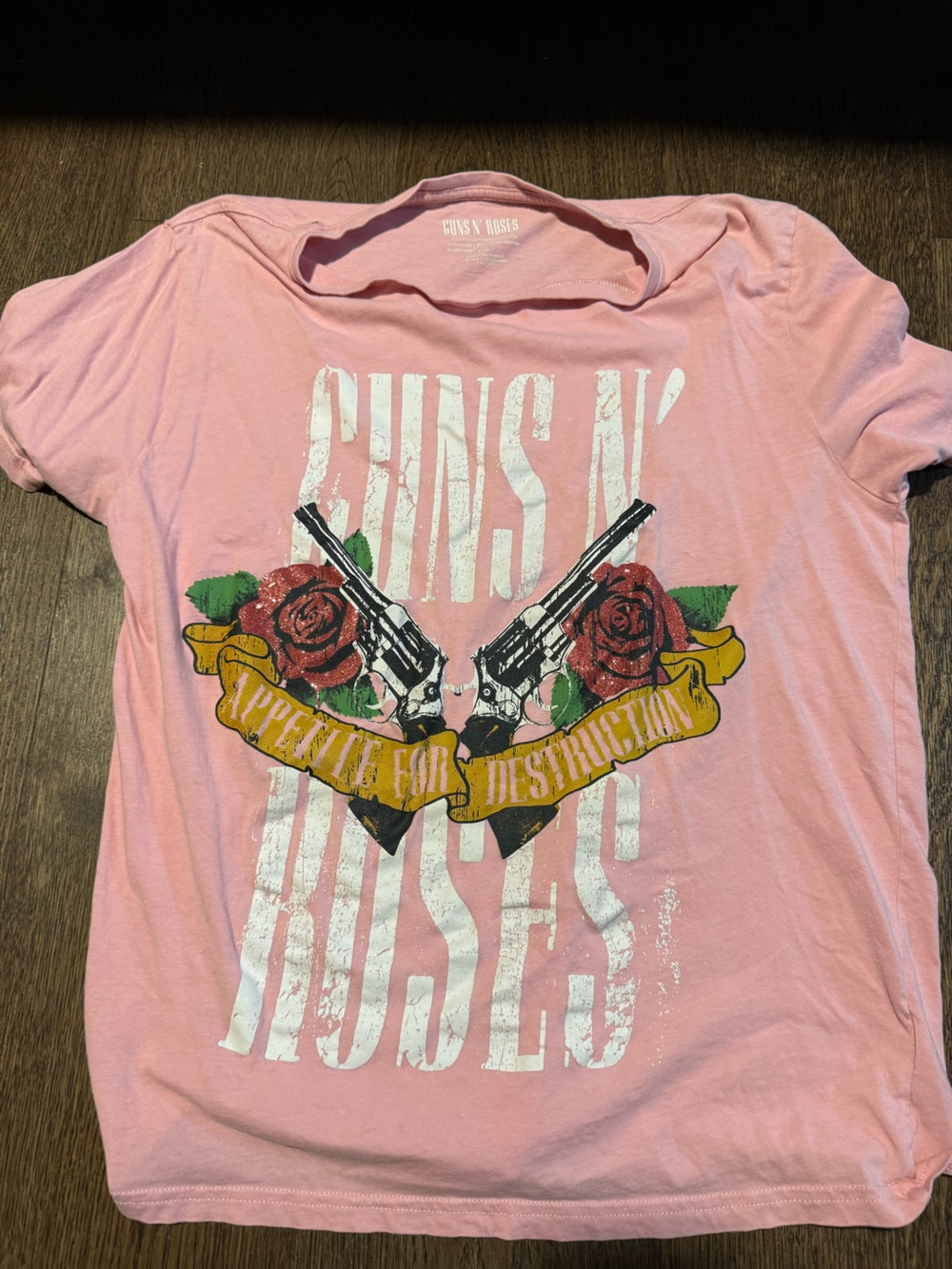 Pink Short Sleeve Graphic Tee